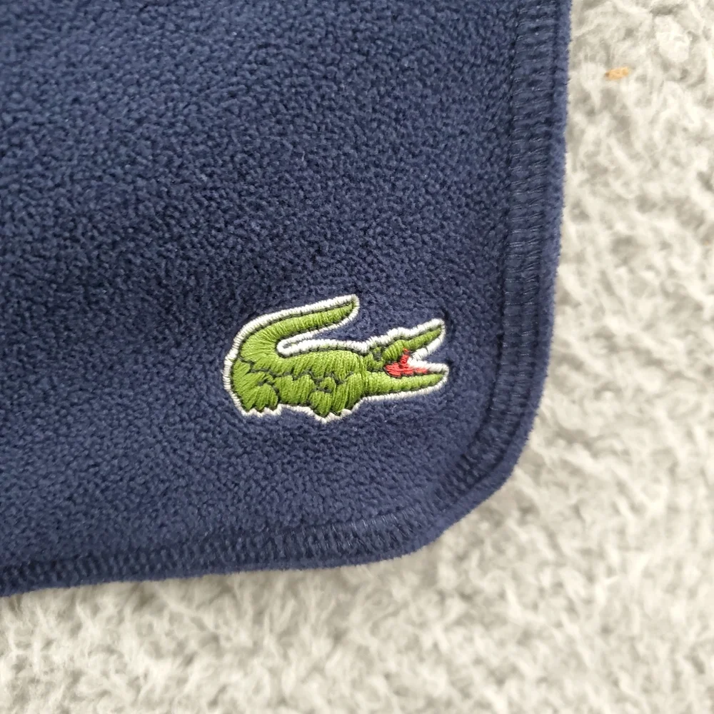 Lacoste Sport Fleece Scarf Blue